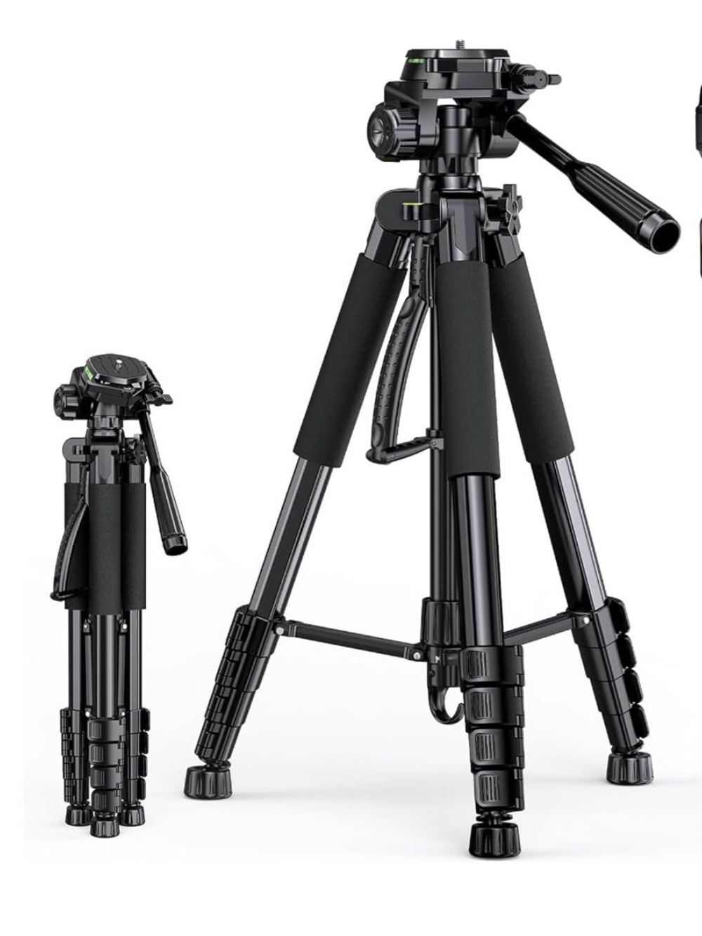 UBeesize 67” Camera Tripod with Travel Bag, Cell Phone Tripod